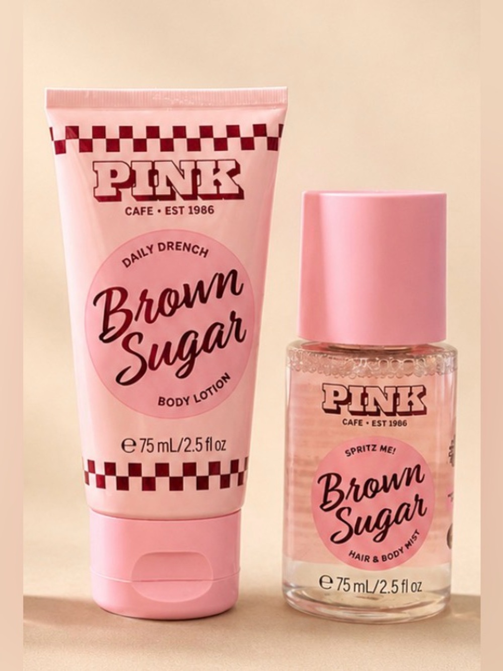 Pink Sets! Sugar Plum OR Brown Sugar Body Lotion and Mist